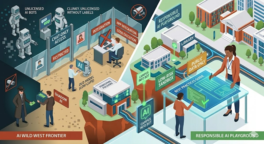 Lack of formal AI governance creating uncertainty in higher education